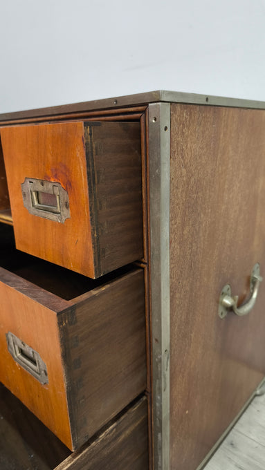 90163 Antico baule da viaggio The Clermont Baltimore 1801