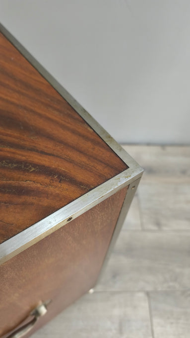 90163 Antico baule da viaggio The Clermont Baltimore 1801