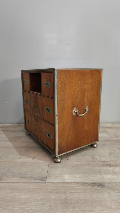 90163 Antico baule da viaggio The Clermont Baltimore 1801