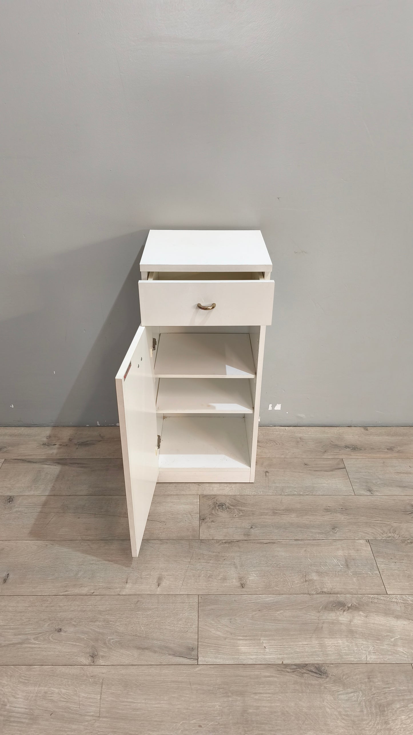 90168 Mobiletto da bagno bianco