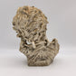 89880 Mezzobusto in ceramica Capodimonte Mollica