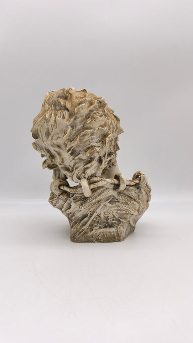 89880 Mezzobusto in ceramica Capodimonte Mollica