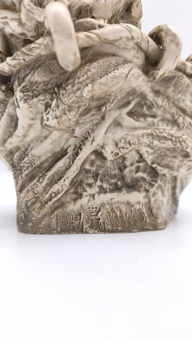 89880 Mezzobusto in ceramica Capodimonte Mollica