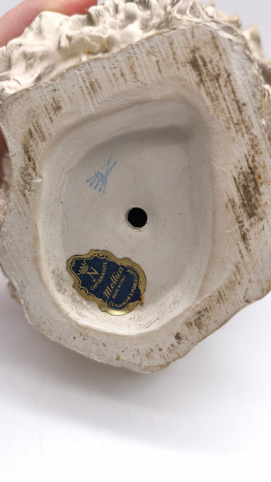 89880 Mezzobusto in ceramica Capodimonte Mollica