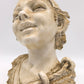 89880-2 Mezzobusto in ceramica Capodimonte Mollica