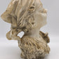 89880-2 Mezzobusto in ceramica Capodimonte Mollica