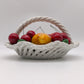 90106 Cestino con frutta in ceramica