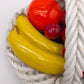90106 Cestino con frutta in ceramica