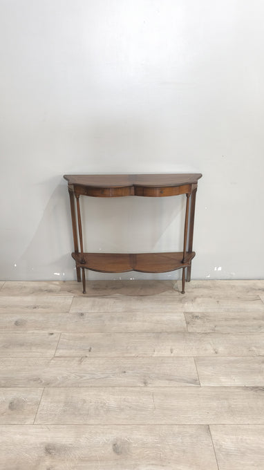 25 Console in legno con due cassetti