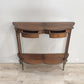 25 Console in legno con due cassetti