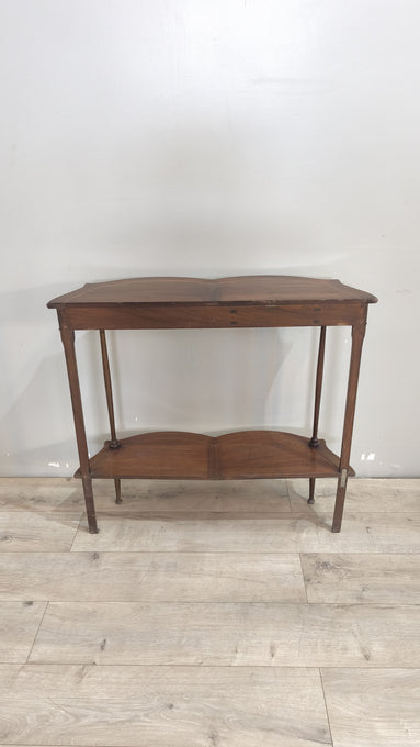 25 Console in legno con due cassetti
