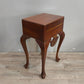 30 Mobile contenitore in legno con gambe a sciabola