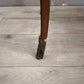 36 Toletta intarsiata in legno con inserti decorativi in metallo