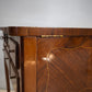 36 Toletta intarsiata in legno con inserti decorativi in metallo