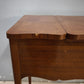 36 Toletta intarsiata in legno con inserti decorativi in metallo
