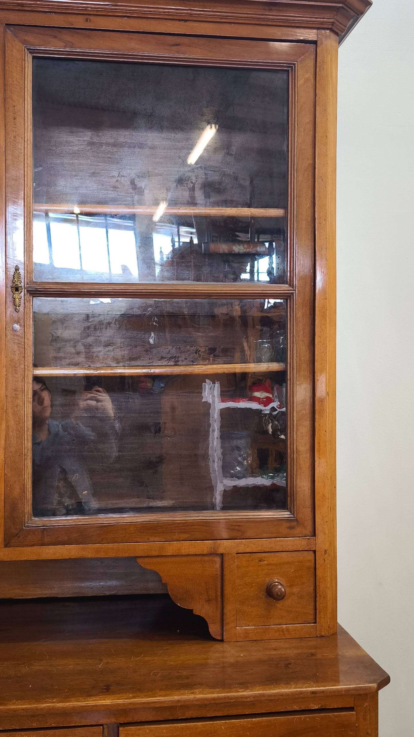 90303 Credenza due corpi in legno massello