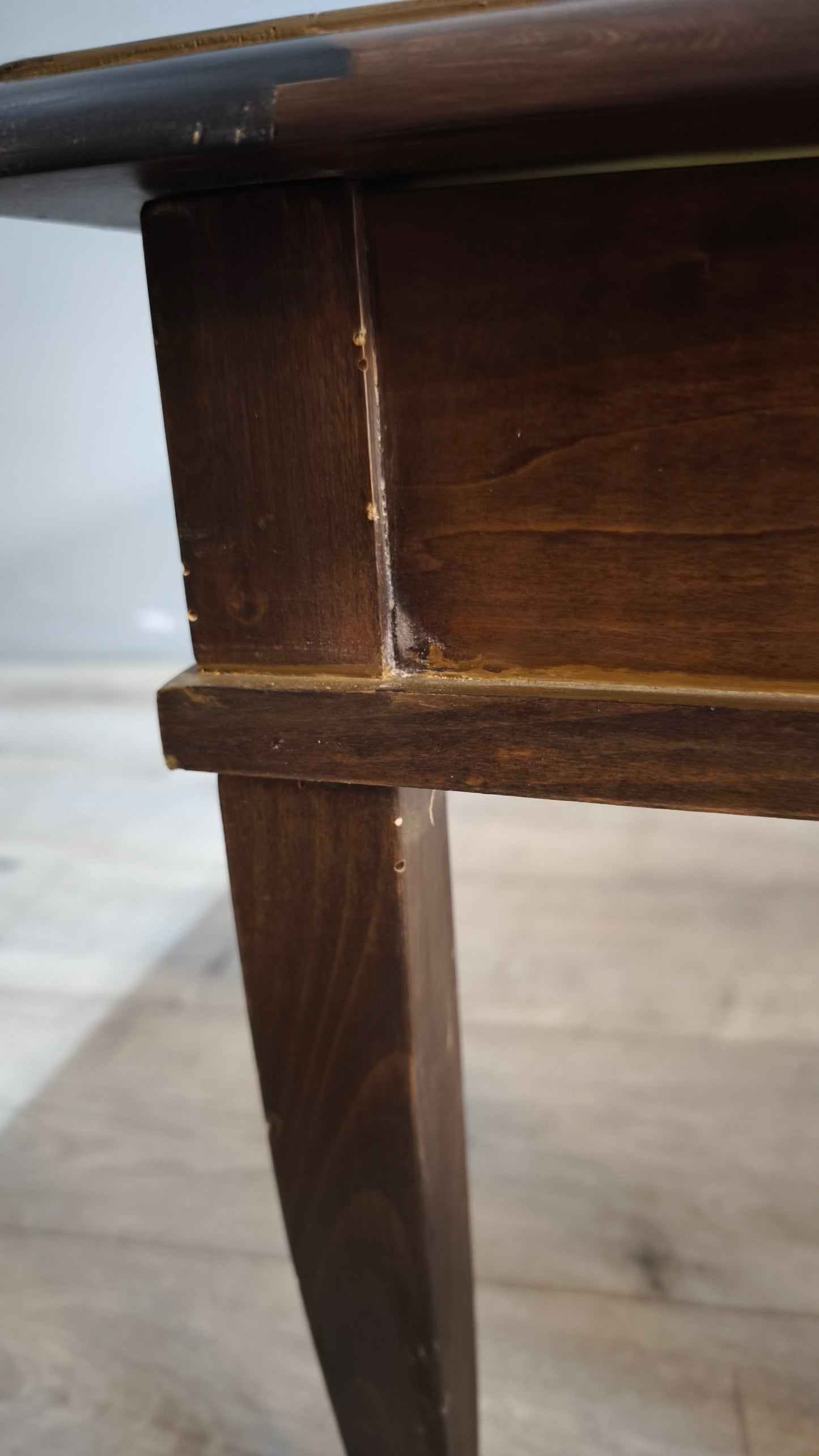 90313 Tavolino da salotto in legno con teca