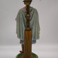 90336 Candelabro con statua in porcellana