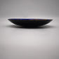 90409 Piatto decorativo in vetro blu e oro