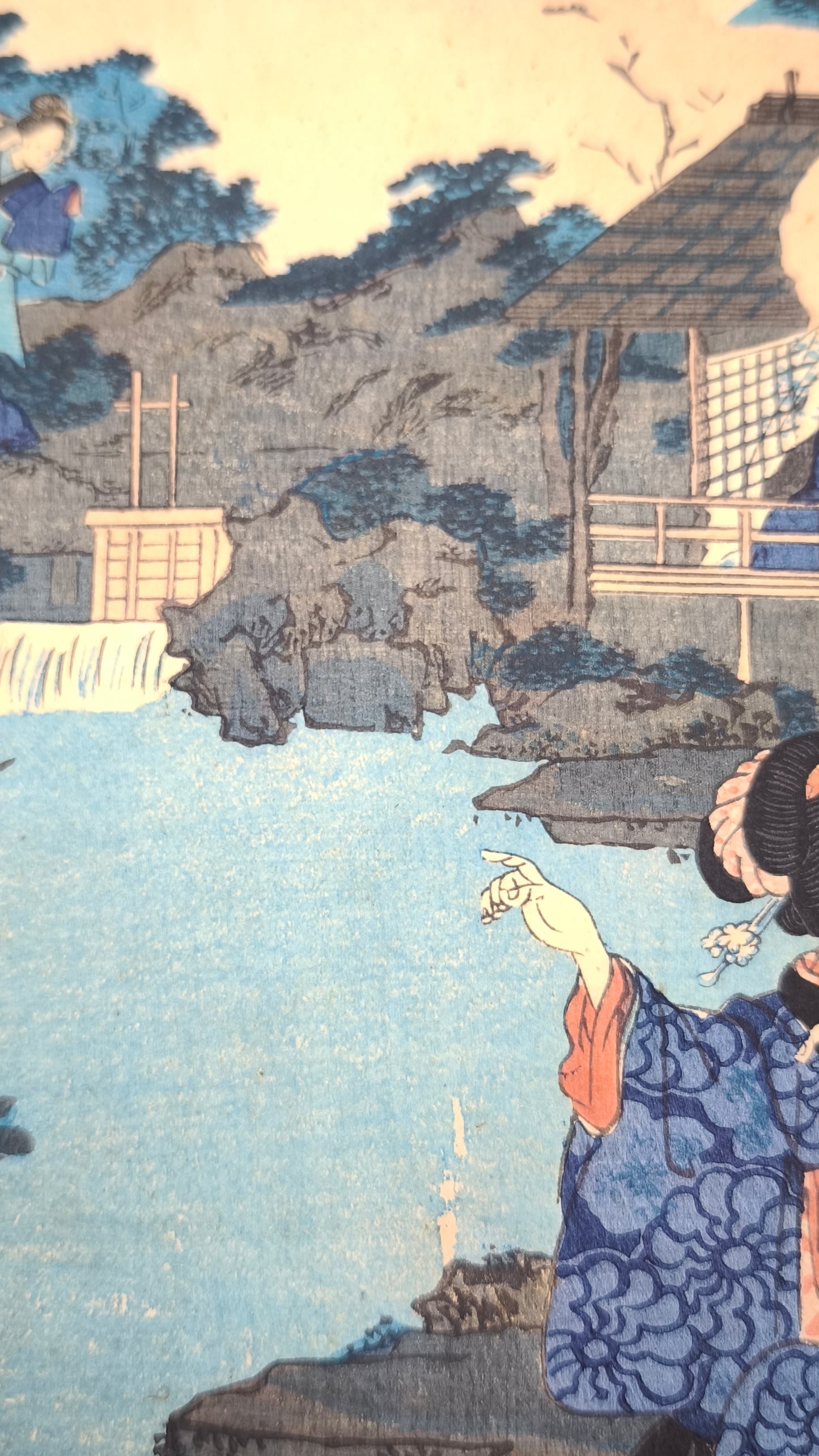 90433 Xilografia originale Ukiyo-e Utagawa Kuniteru II