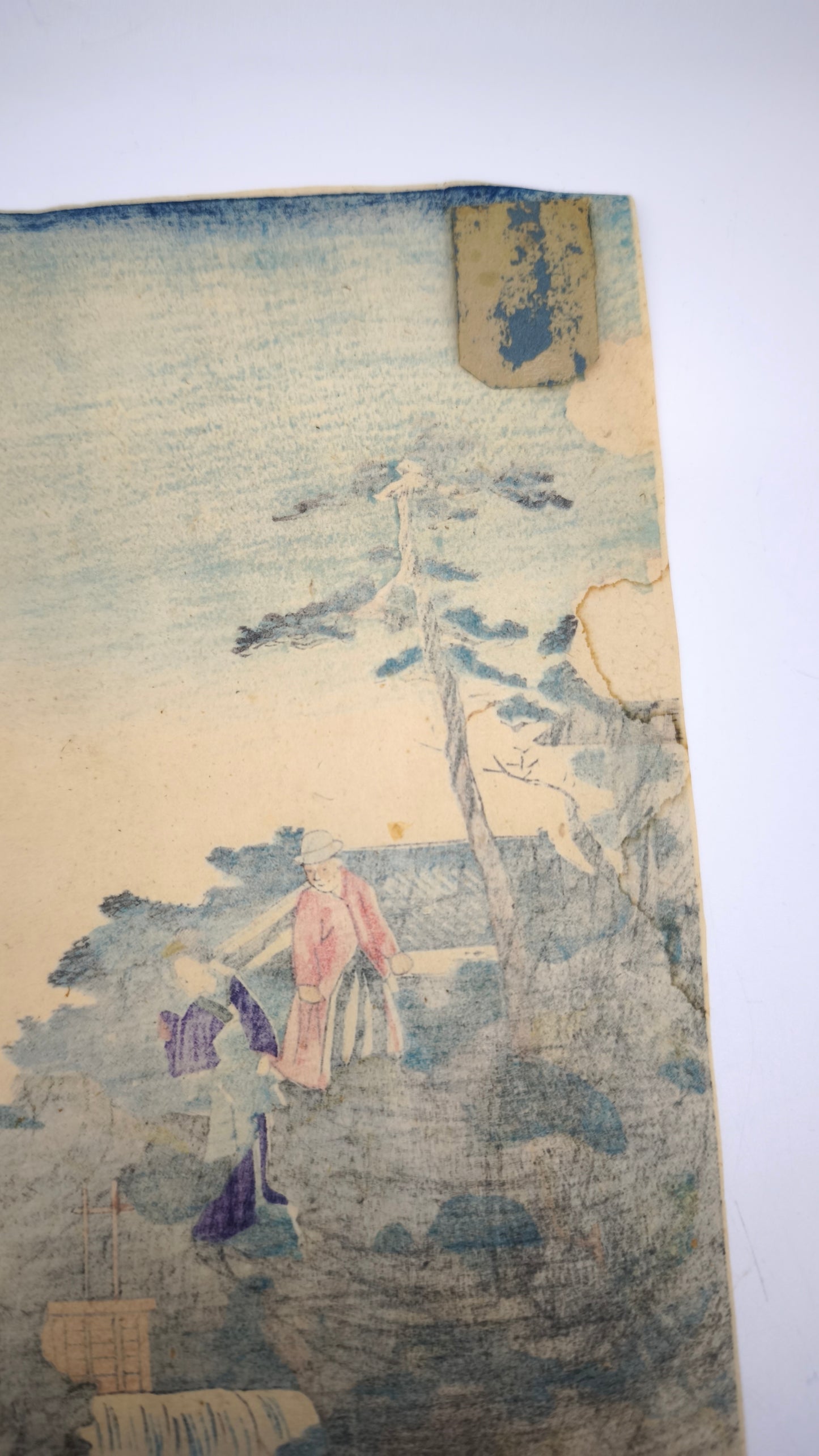 90433 Xilografia originale Ukiyo-e Utagawa Kuniteru II