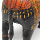 15 Elefante in legno decorato