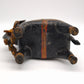 15 Elefante in legno decorato