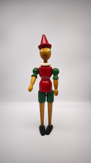 90136 Pinocchio vintage in legno