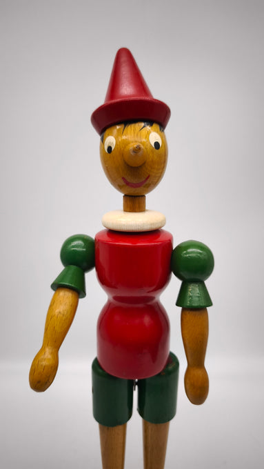 90136 Pinocchio vintage in legno