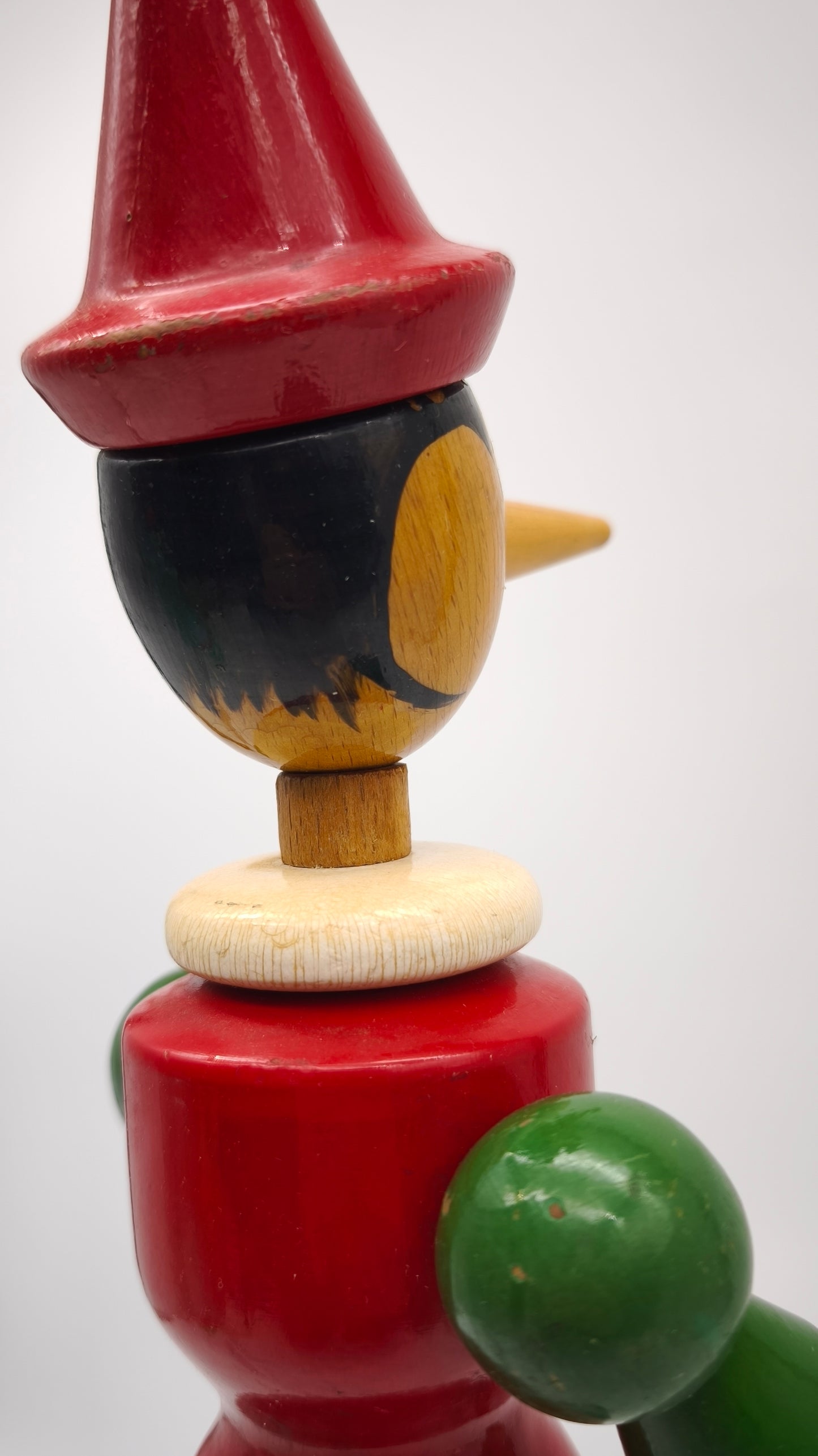 90136 Pinocchio vintage in legno