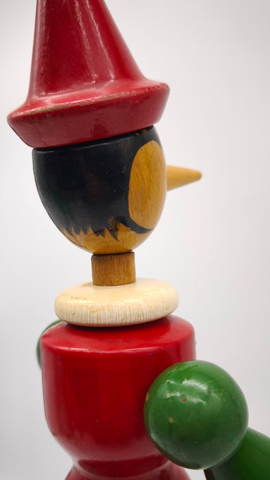 90136 Pinocchio vintage in legno