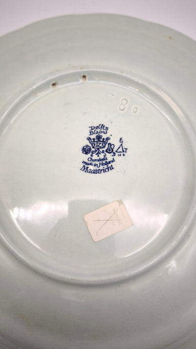 89675 Piatto decorativo in ceramica Delfts Blauw, made in Holland