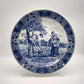 89675-2 Piatto decorativo in ceramica Delfts Blauw, made in Holland