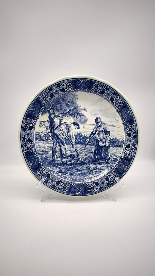 89675-2 Piatto decorativo in ceramica Delfts Blauw, made in Holland