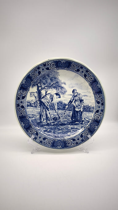 89675-2 Piatto decorativo in ceramica Delfts Blauw, made in Holland