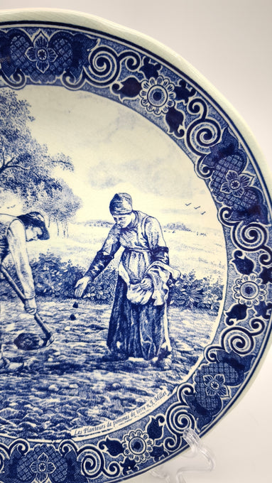 89675-2 Piatto decorativo in ceramica Delfts Blauw, made in Holland