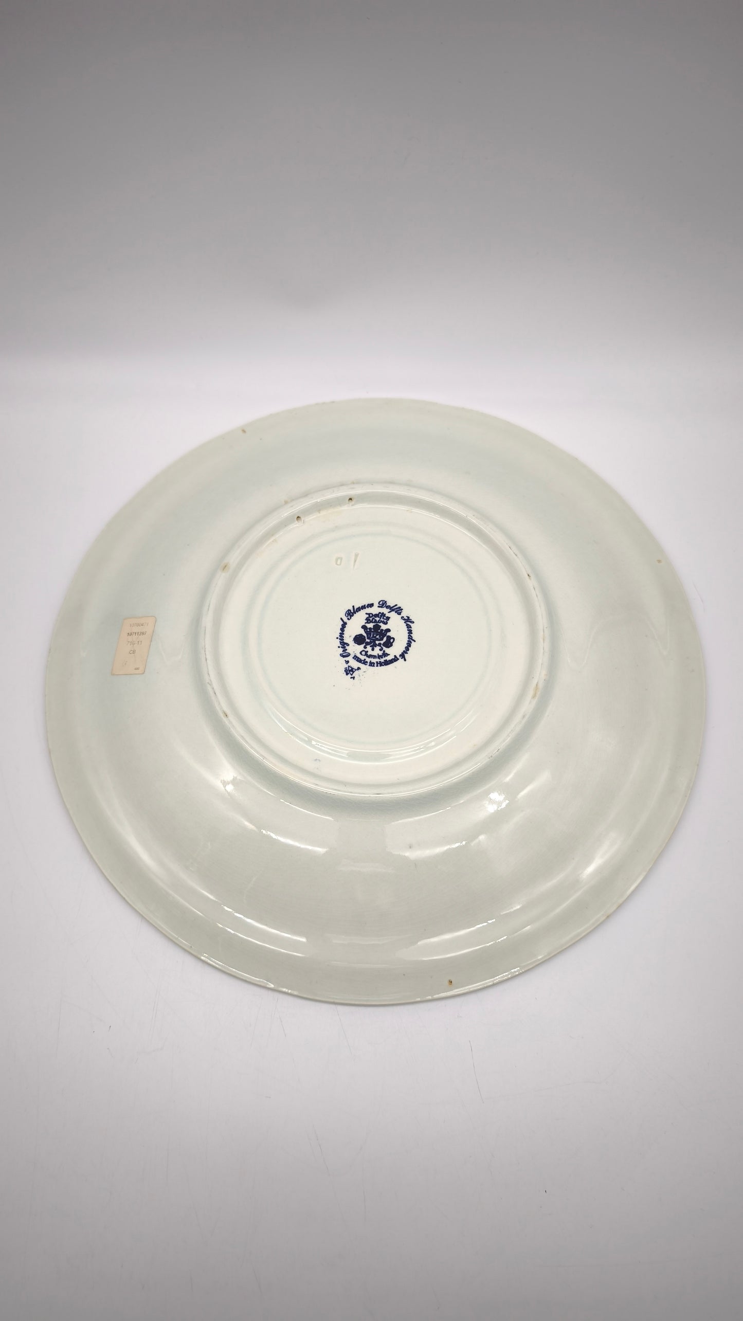 89675-2 Piatto decorativo in ceramica Delfts Blauw, made in Holland