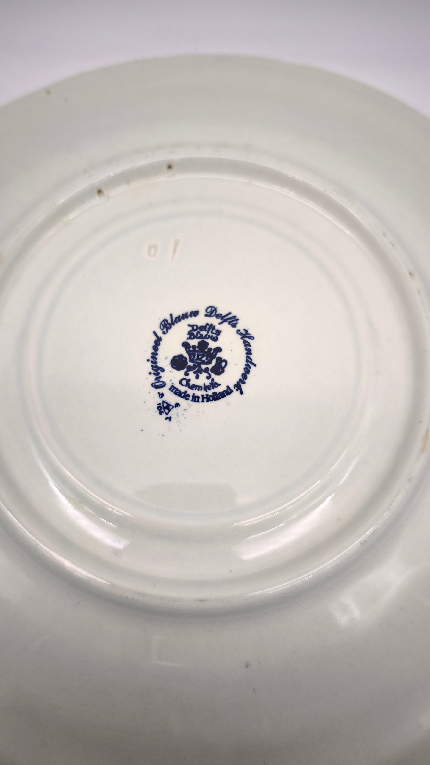 89675-2 Piatto decorativo in ceramica Delfts Blauw, made in Holland