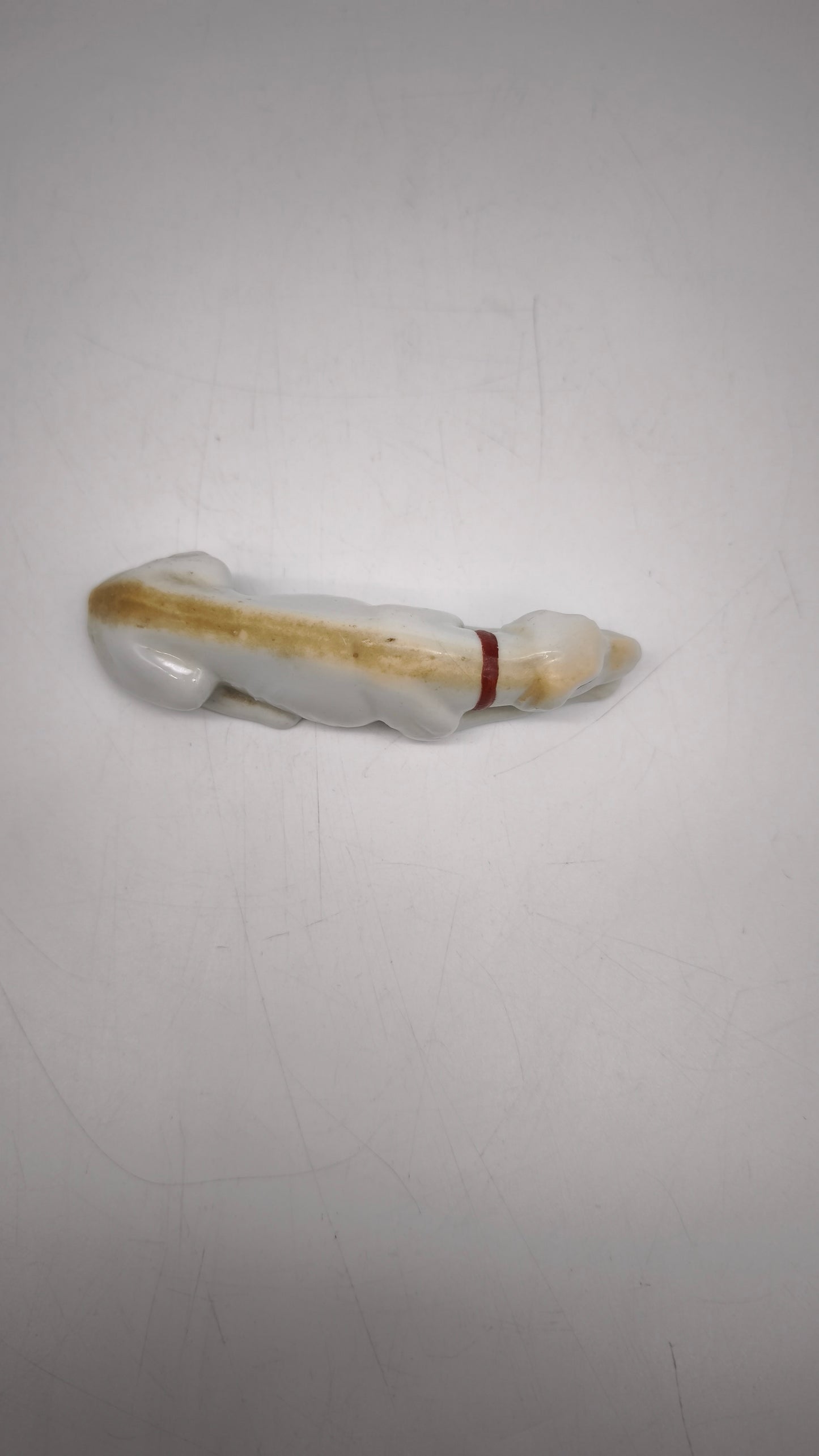 90402 Cane levriero in ceramica, metà del '900