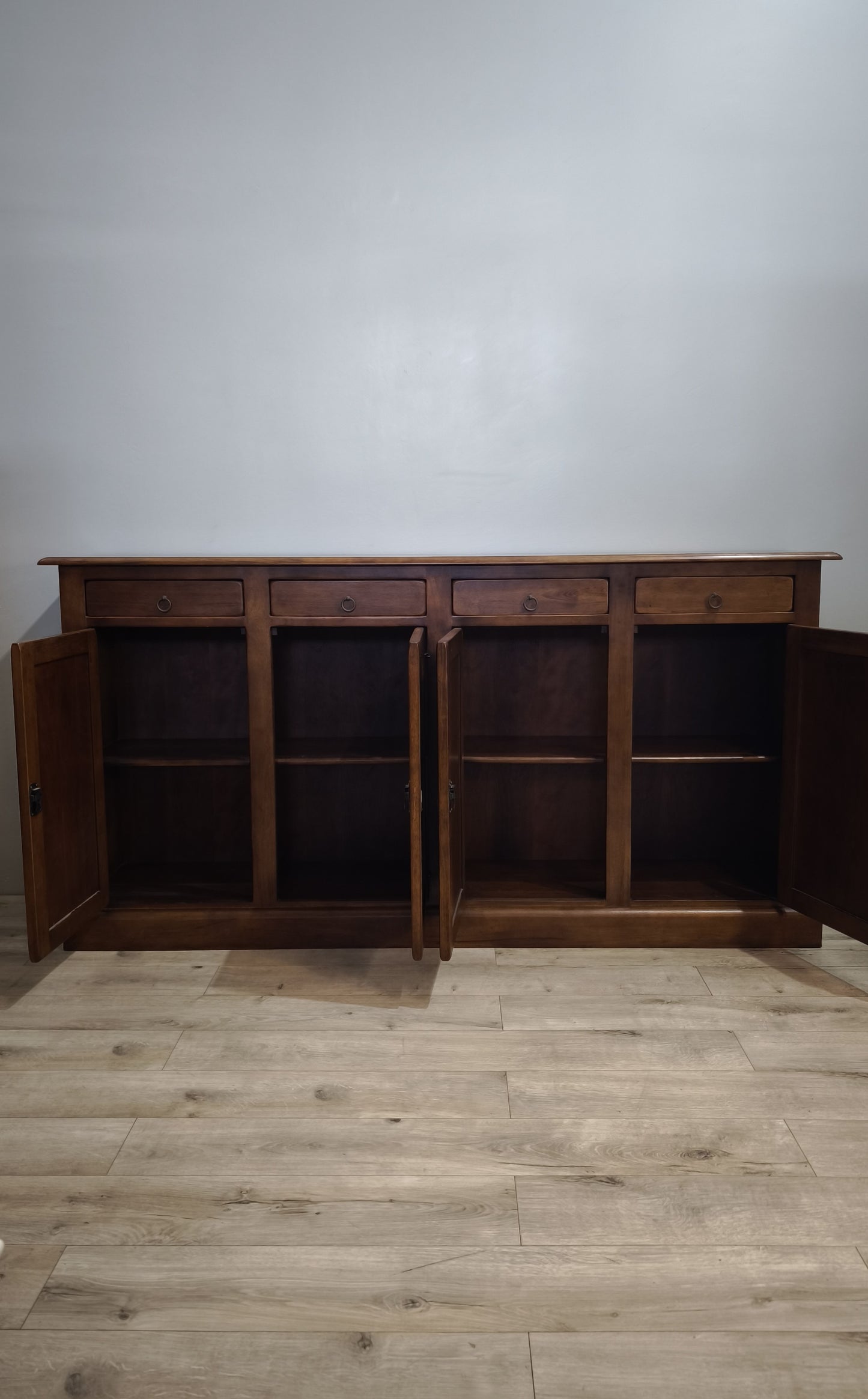 91728 Servante in legno con quattro sportelli