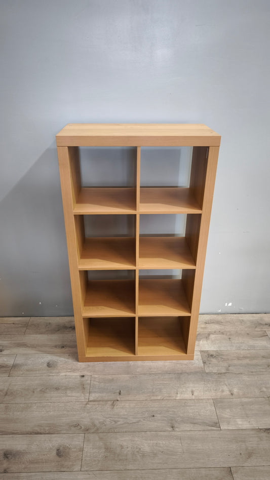 90481 Libreria Kallax Ikea effetto rovere 8 cubi