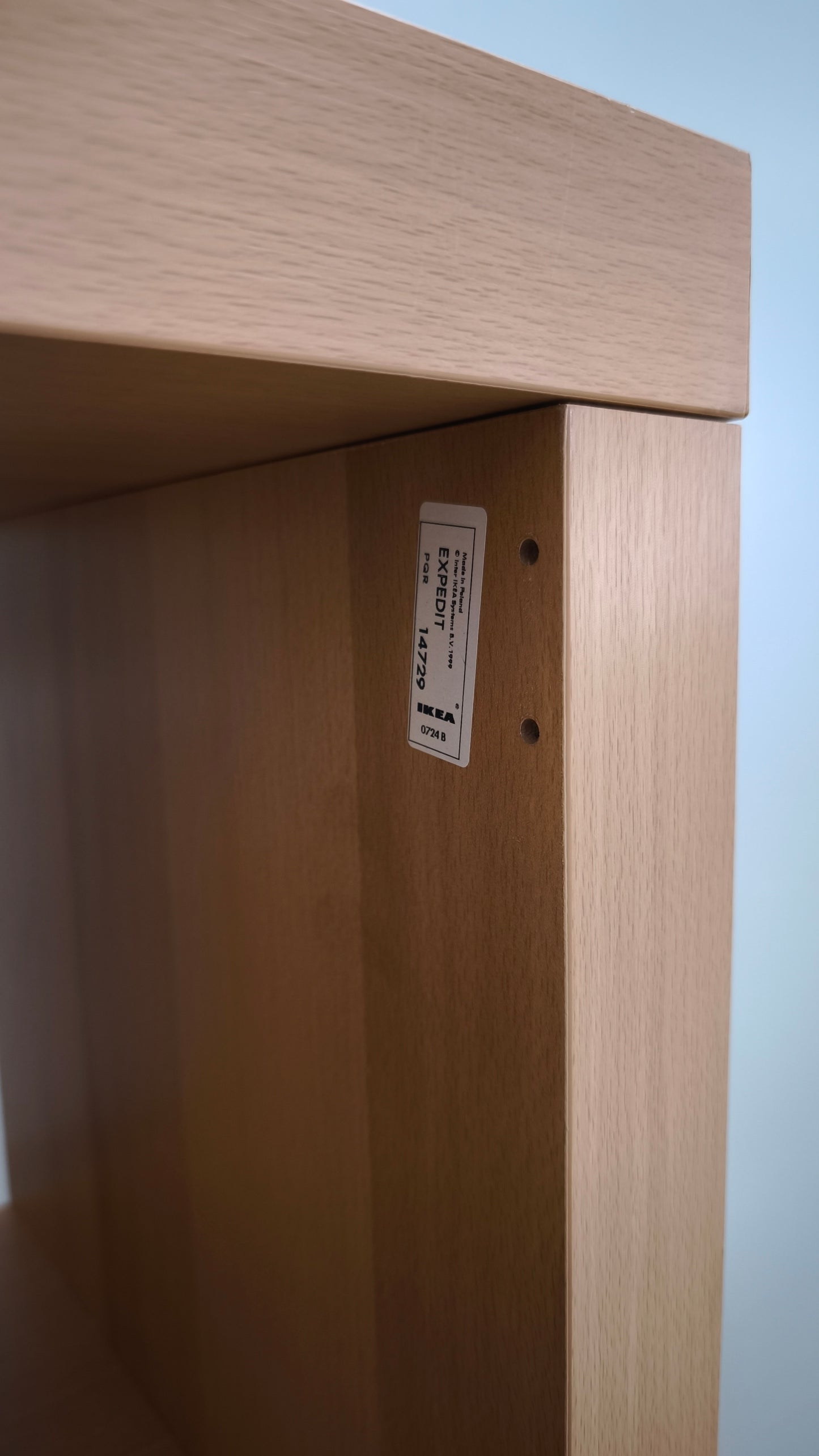 90481 Libreria Kallax Ikea effetto rovere 8 cubi