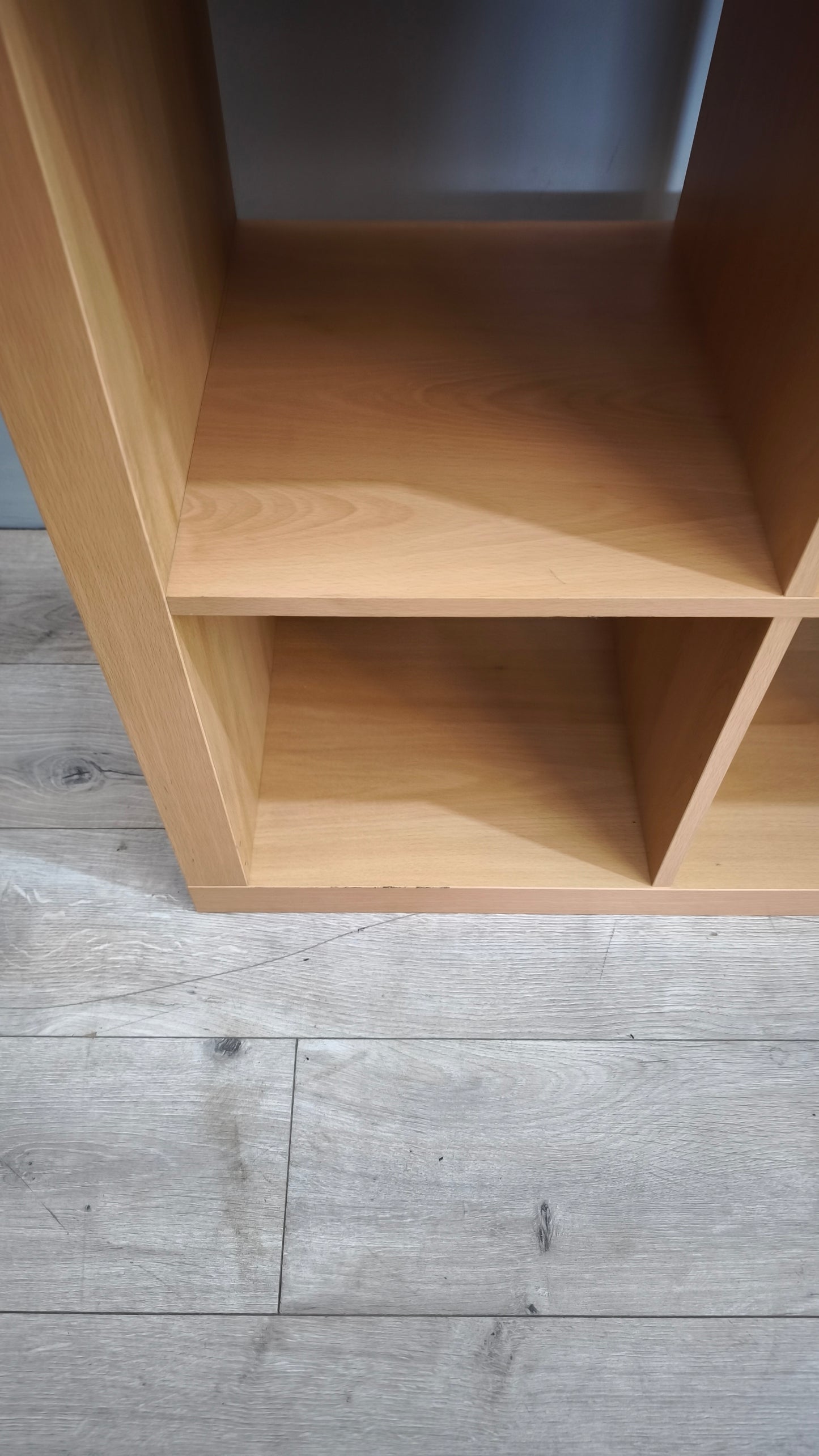 90481 Libreria Kallax Ikea effetto rovere 8 cubi