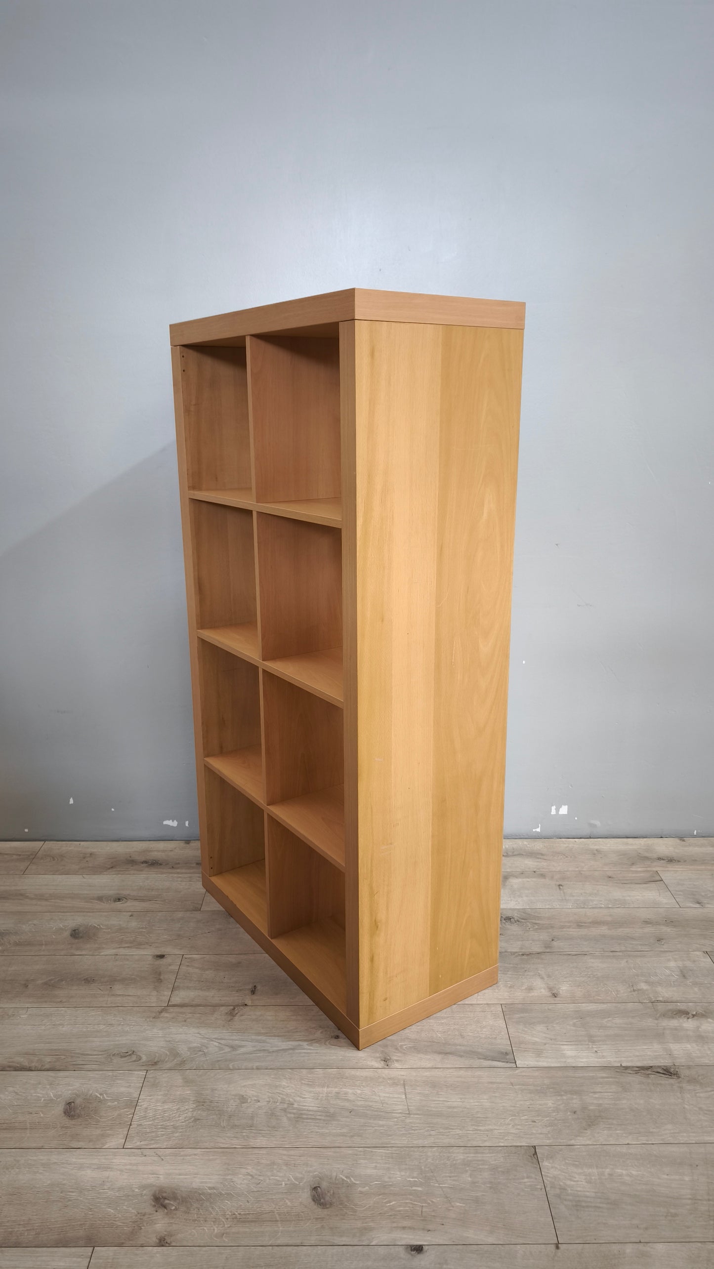 90481 Libreria Kallax Ikea effetto rovere 8 cubi