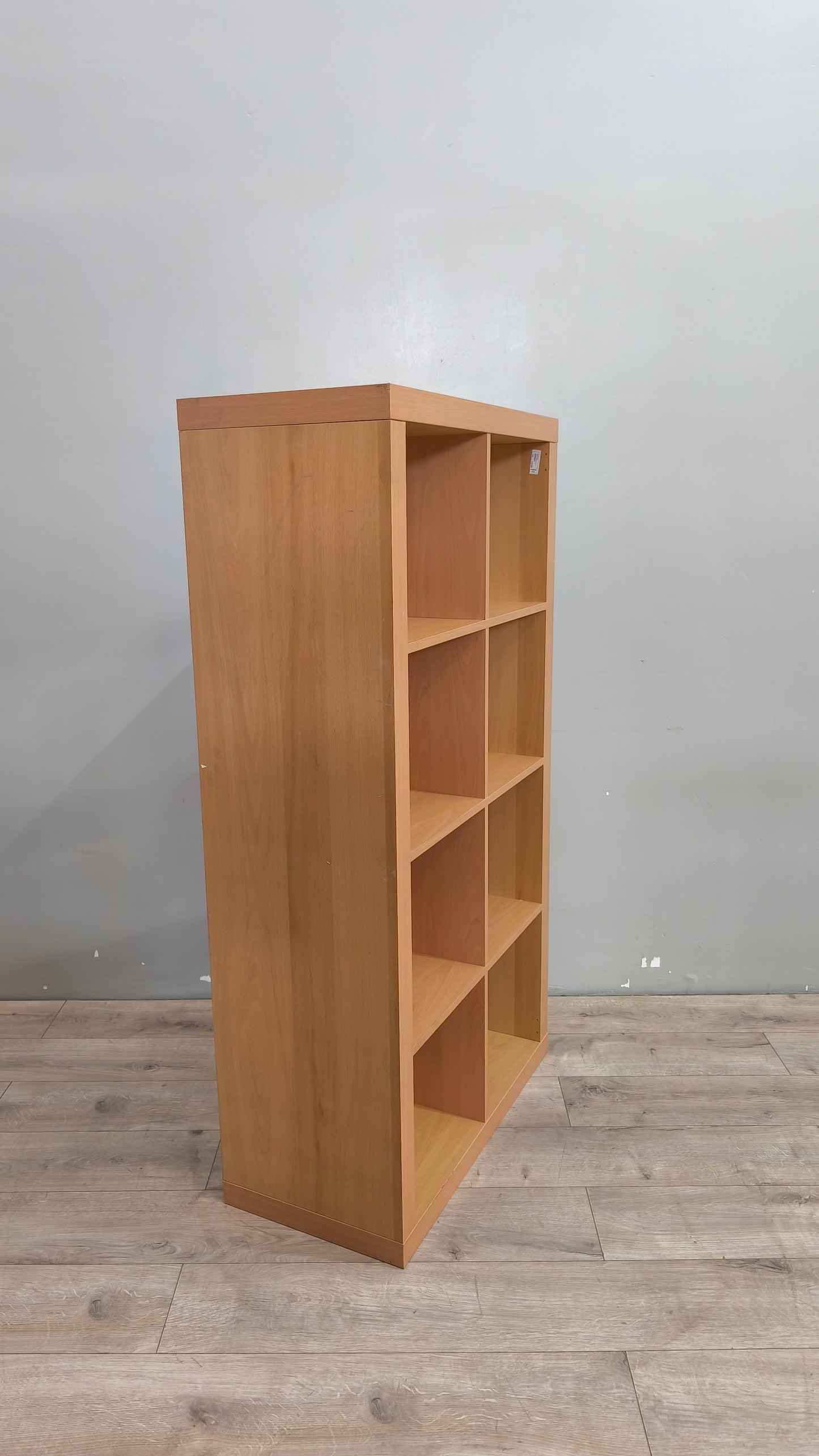 90481 Libreria Kallax Ikea effetto rovere 8 cubi