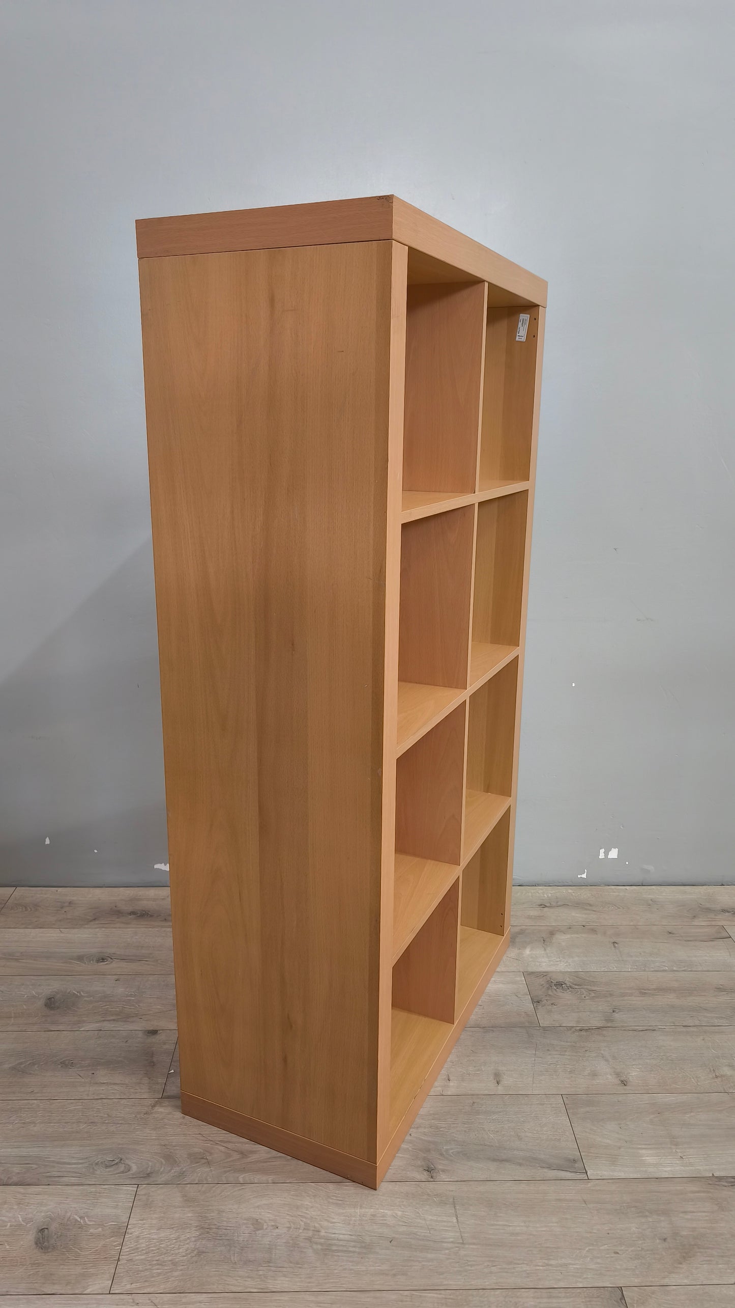 90481 Libreria Kallax Ikea effetto rovere 8 cubi