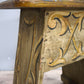 90482 Antica sedia in legno dipinta