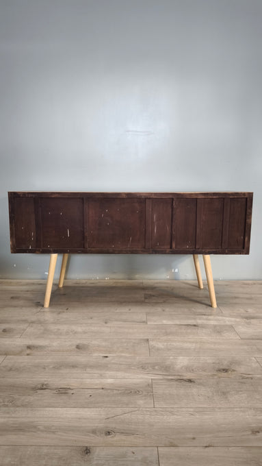 10 Sideboard anni '60 in legno dipinto con cassetti