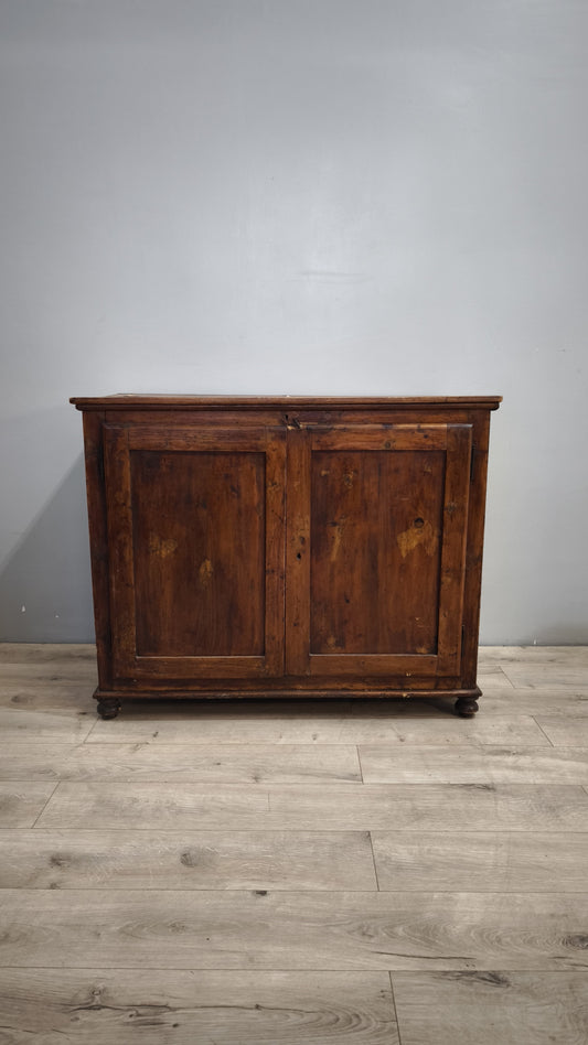 91726 Credenza madia in legno massello due sportelli