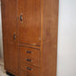 91729 Armadio due ante e quattro cassetti in legno